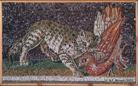 micromosaico copia mosaico romano | afmosaici.com