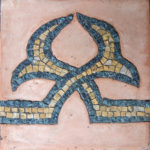 cotto artiginale intarsito con il mosaico | afmosaici.com