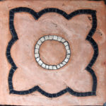 cotto artiginale intarsito con il mosaico | afmosaici.com
